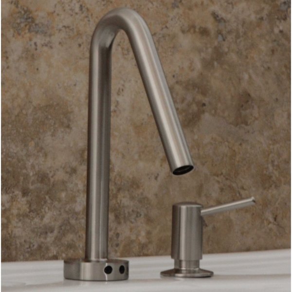 Macfaucets Electronic Hands Free Faucet with Manual Soap Dispenser FA400-1400S